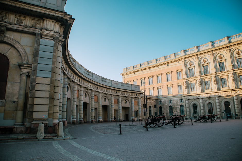 Cortile del Palazzo Reale di Stoccolma
