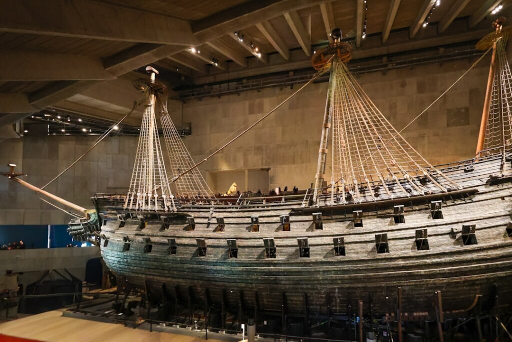 Interno dello scafo del Vasa