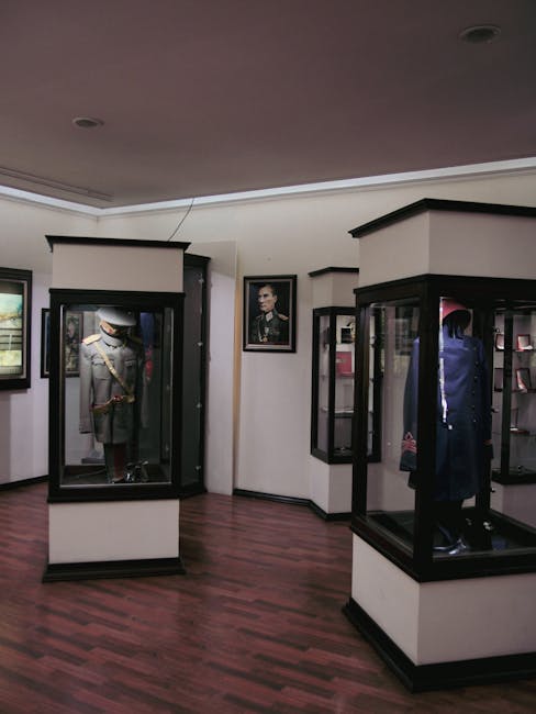 Esposizione di uniformi militari all'Armémuseum
