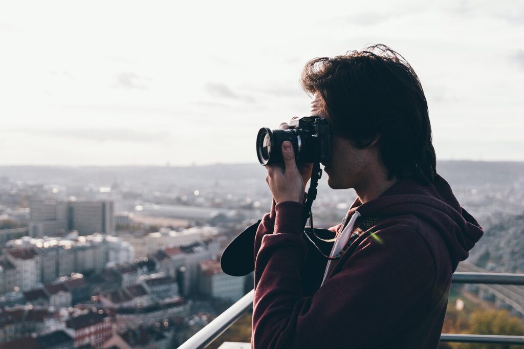 Fjällgatan Aussichtspunkt bei goldener Stunde für Fotos