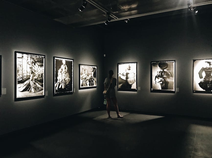 Galleria del Stockholm City Museum con fotografie storiche della città