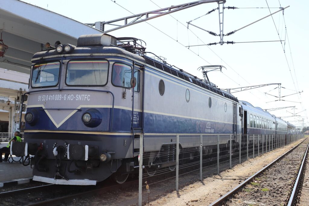 Außenansicht des Bahnhofs Gara de Nord in Bukarest