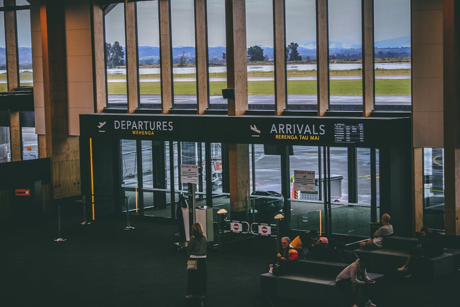Ankunftshalle Flughafen Henri Coandă in Bukarest