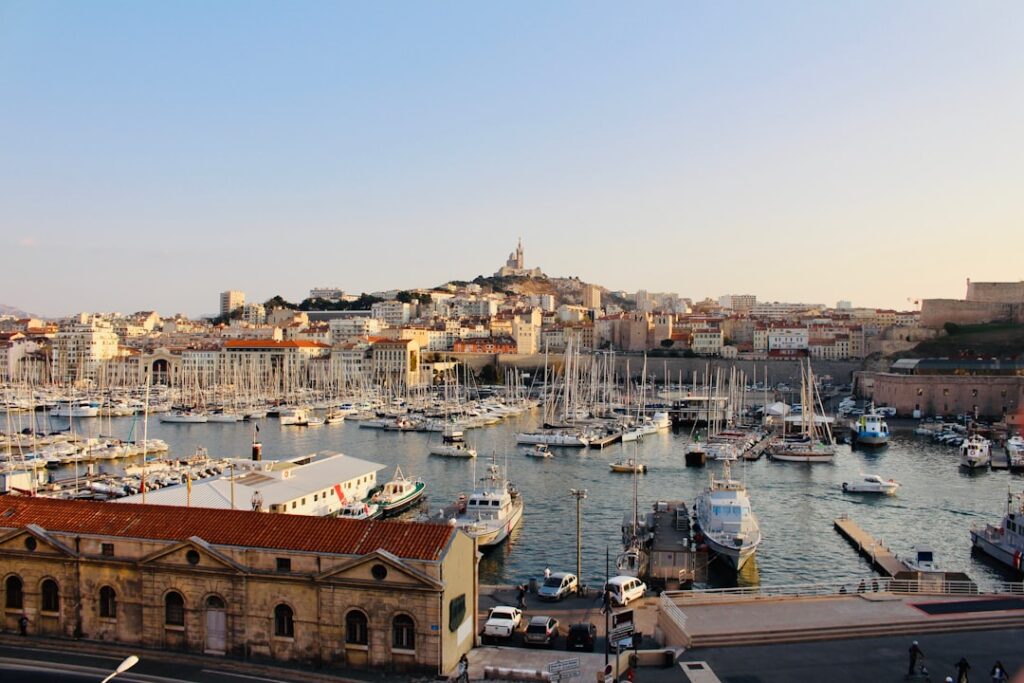 Saint-Victor church near the Vieux-Port, Marseille