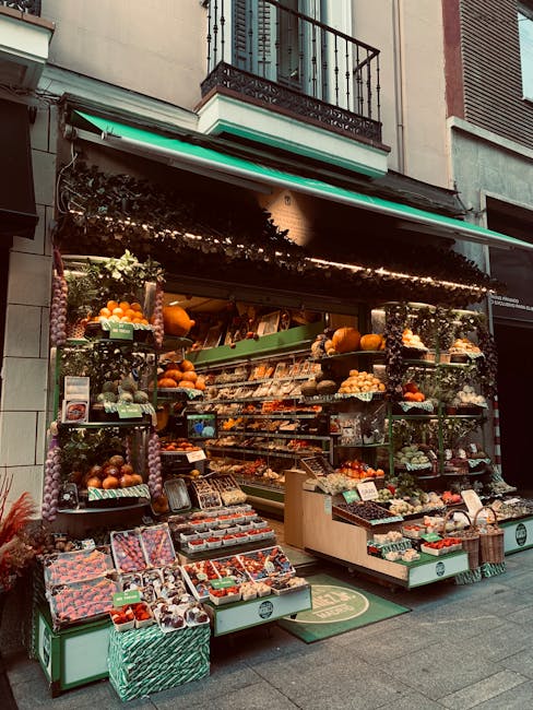 Small historic grocery shelves in Le Panier neighborhood