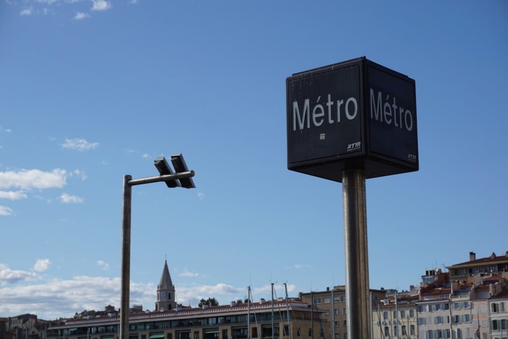 Marseille metro platform
