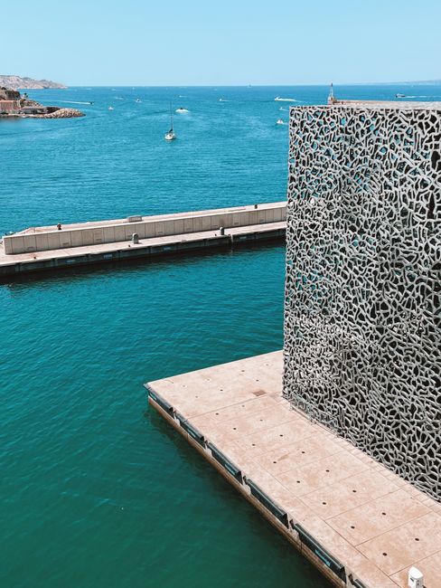 MUCEM and Fort Saint-Jean panoramic view, Marseille