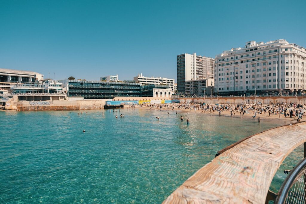 Plage du Prado beach view, Marseille