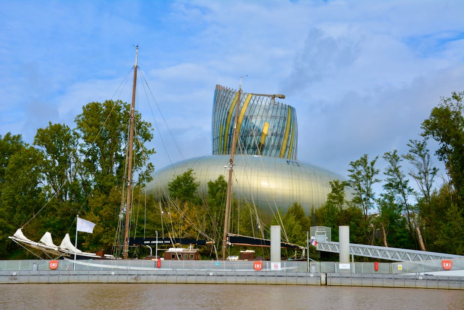 Interactive exhibit at La Cité du Vin with tasting