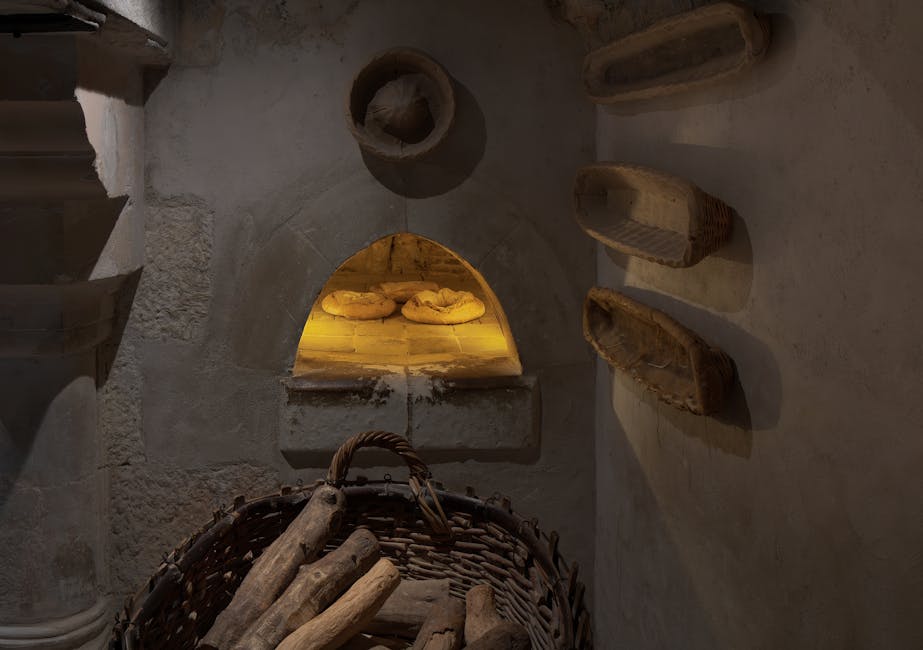 historic bakery interior with old ovens in Bordeaux