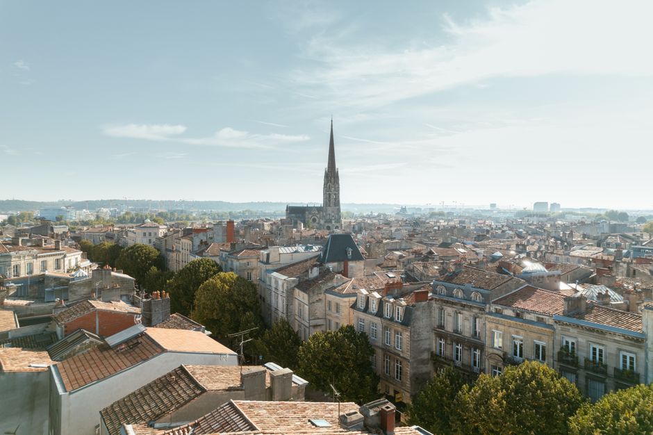 Panoramic view from Pey-Berland Tower
