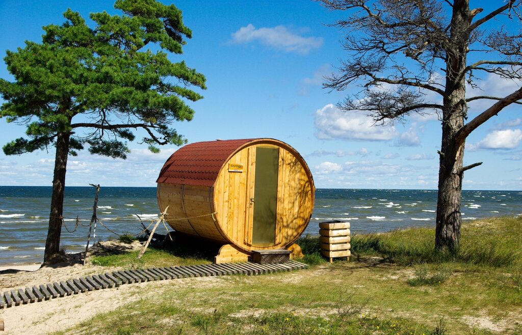 Löyly sauna with sea view