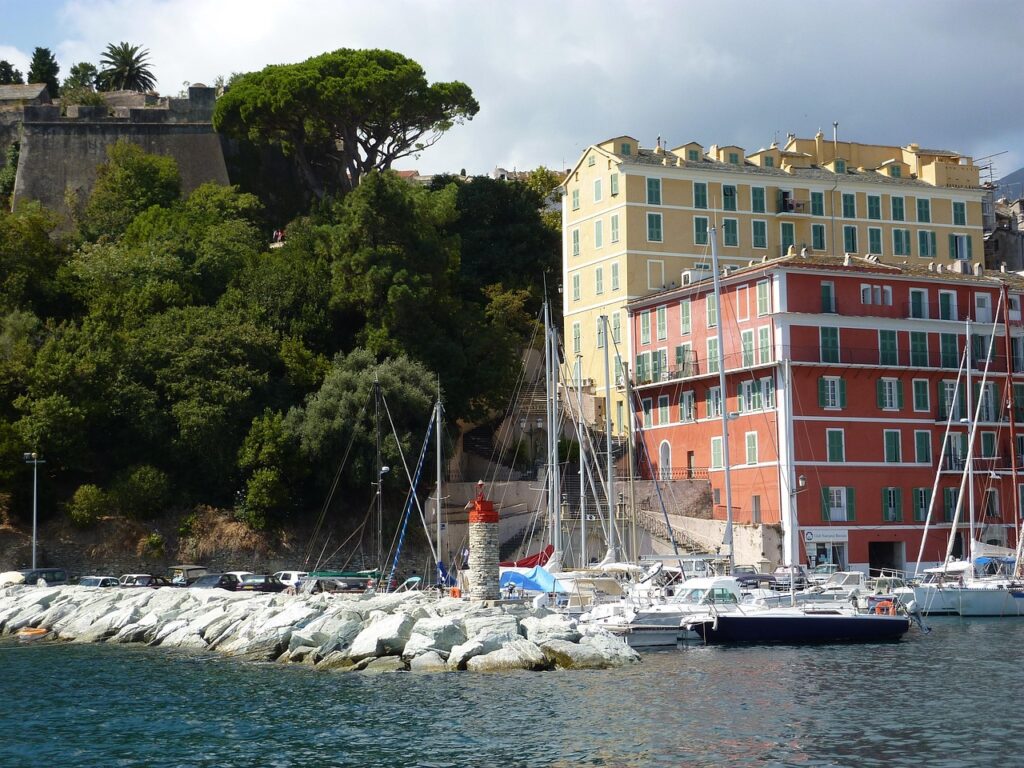 Luci serali al porto vecchio di Bastia