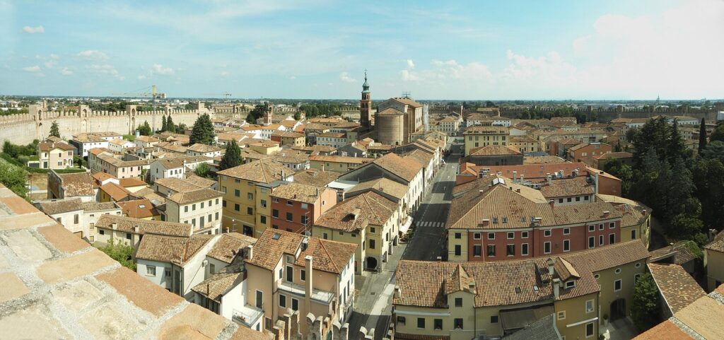 Corte citadel panoramic view over rooftops