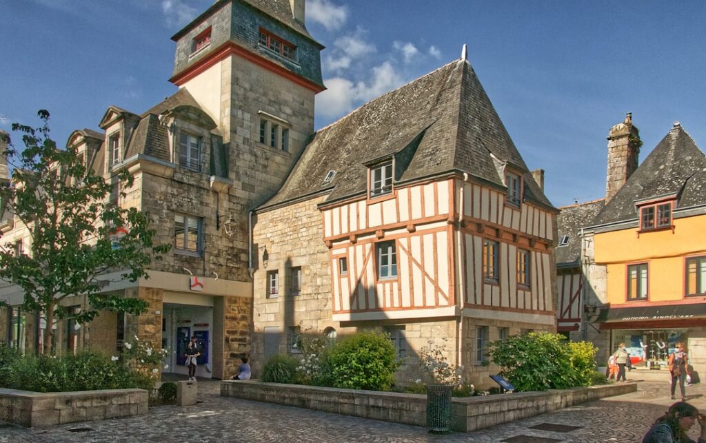 Toeristenbureau Quimper, gevel en ingang