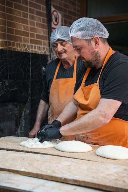 Artisan baker preparing traditional Maltese ftira in Valletta