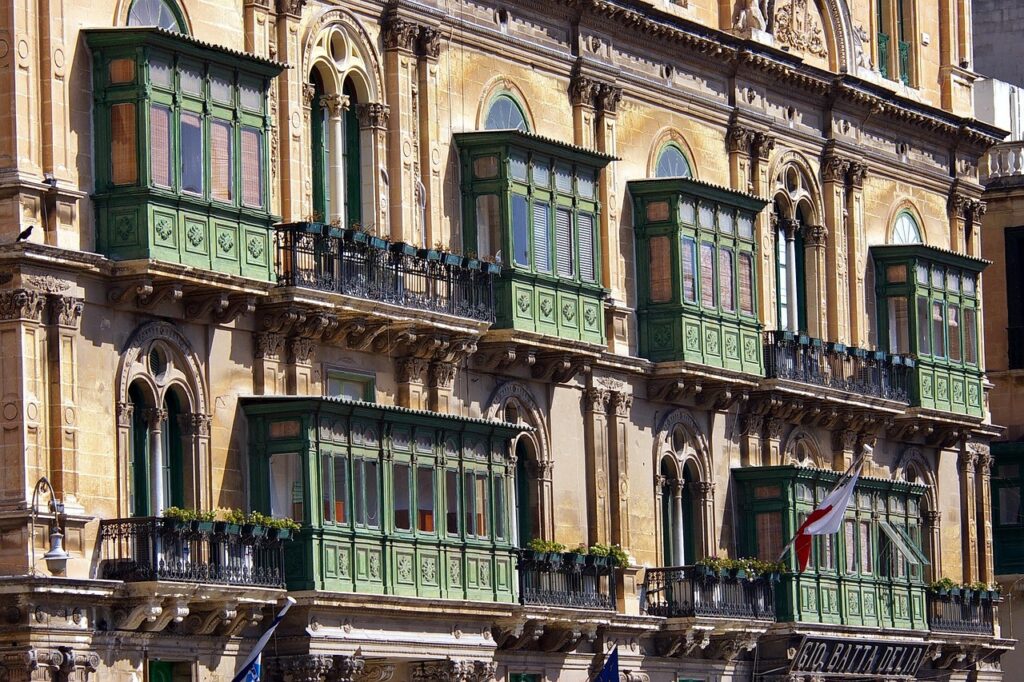 Geldautomat der Bank of Valletta in der Republic Street