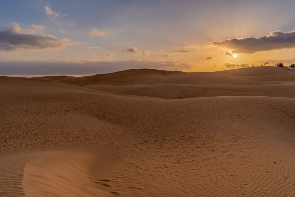 Dune di Maspalomas al tramonto