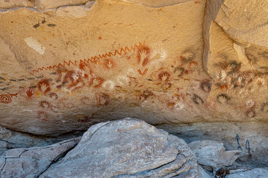 Interno della Cueva Pintada a Gáldar
