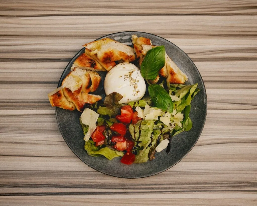 Mozzarella and burrata at market