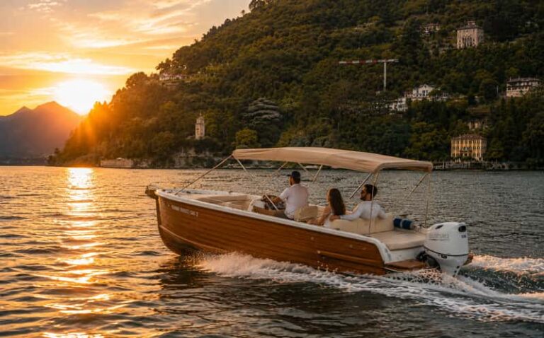 Kurze private Fahrt mit Prosecco