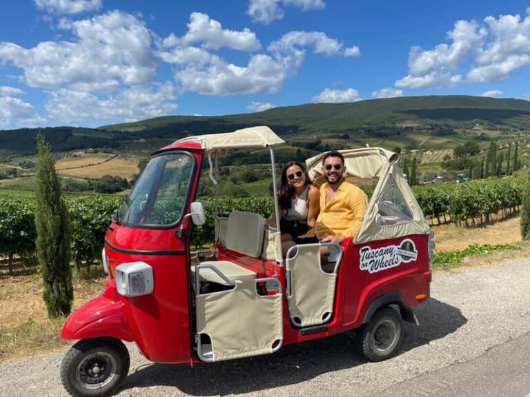 Excursion tuk‑tuk depuis Florence