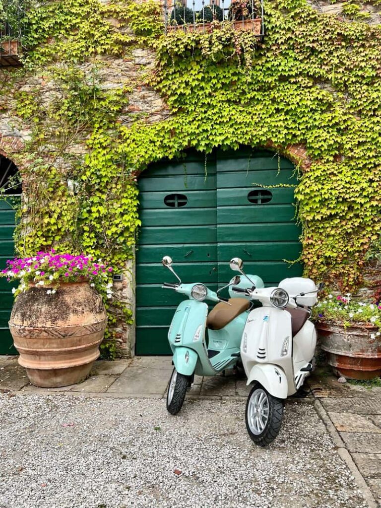 Vespa in de heuvels