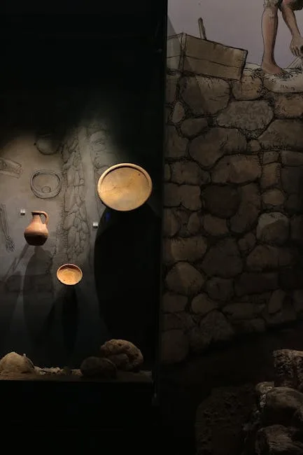 Children exploring archaeological displays at Villa Guinigi museum