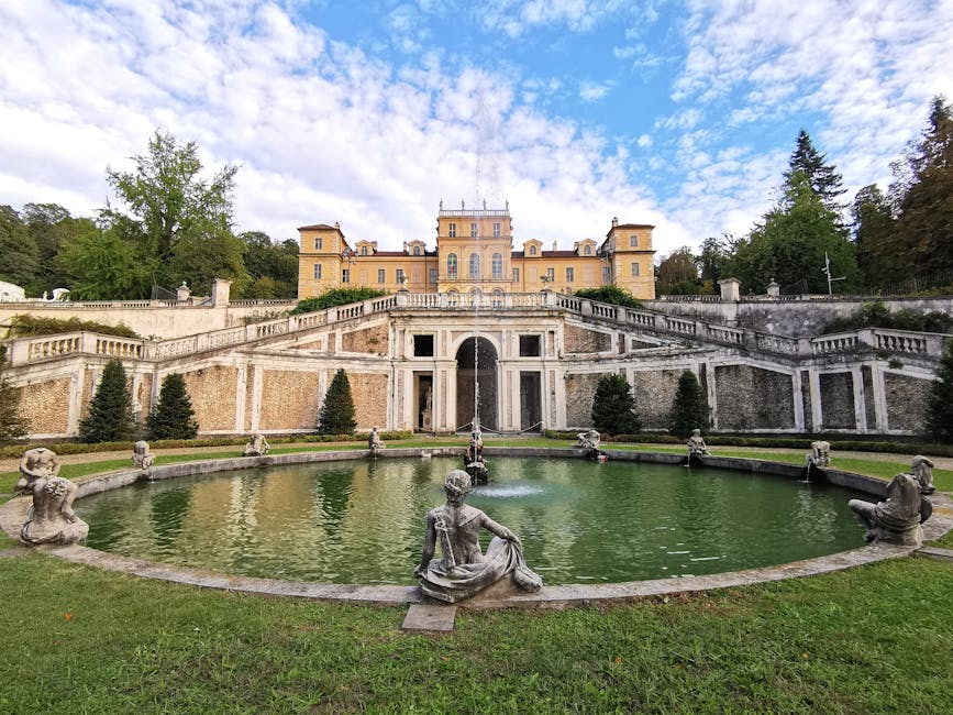 Fontane e giardini barocchi della Villa Reale di Marlia, ideali per famiglie