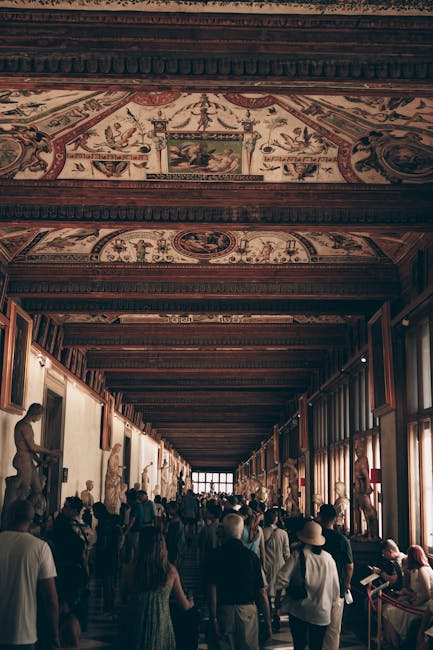 Ingang Galleria degli Uffizi