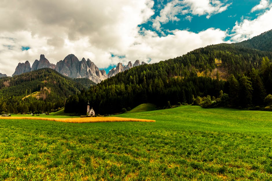 Paesaggio della Val di Fassa