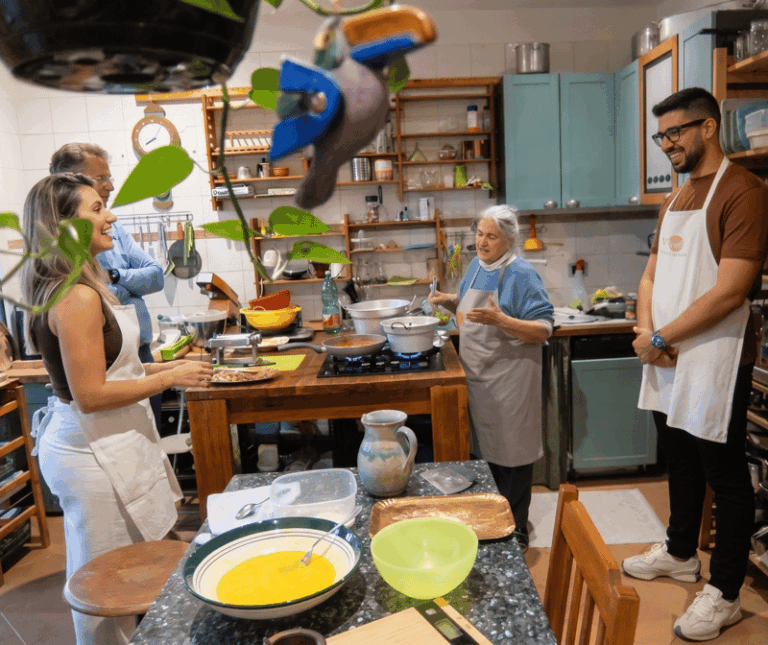 Cours de pâtes à Testaccio