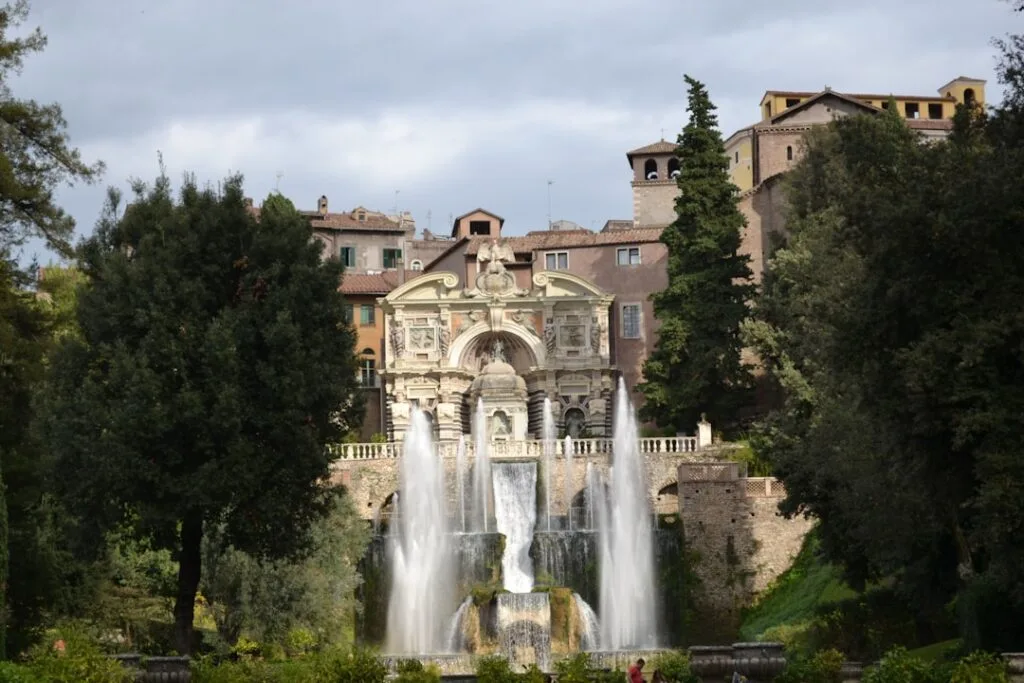 Grande fontaine baroque de la Villa d'Este à Tivoli, près de Rome
