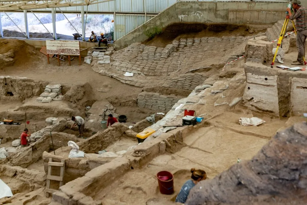 Interior archaeological finds at Museo Faggiano
