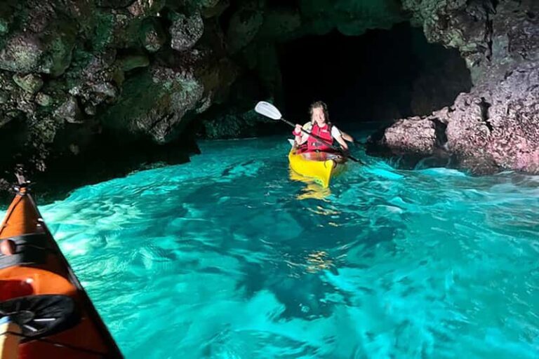 Kayak adventure at Porto Selvaggio