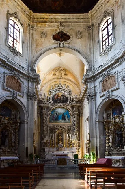 Interior of Lecce Cathedral