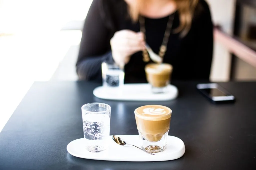 Morning coffee on the terrace at Bar Lo Zecchino