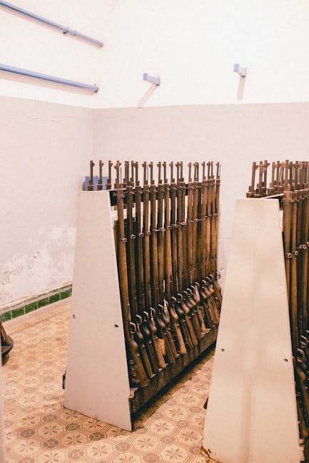 Royal Armoury interior arms display