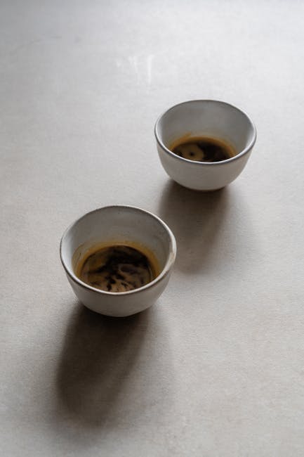 Espresso cup on a Praiano table