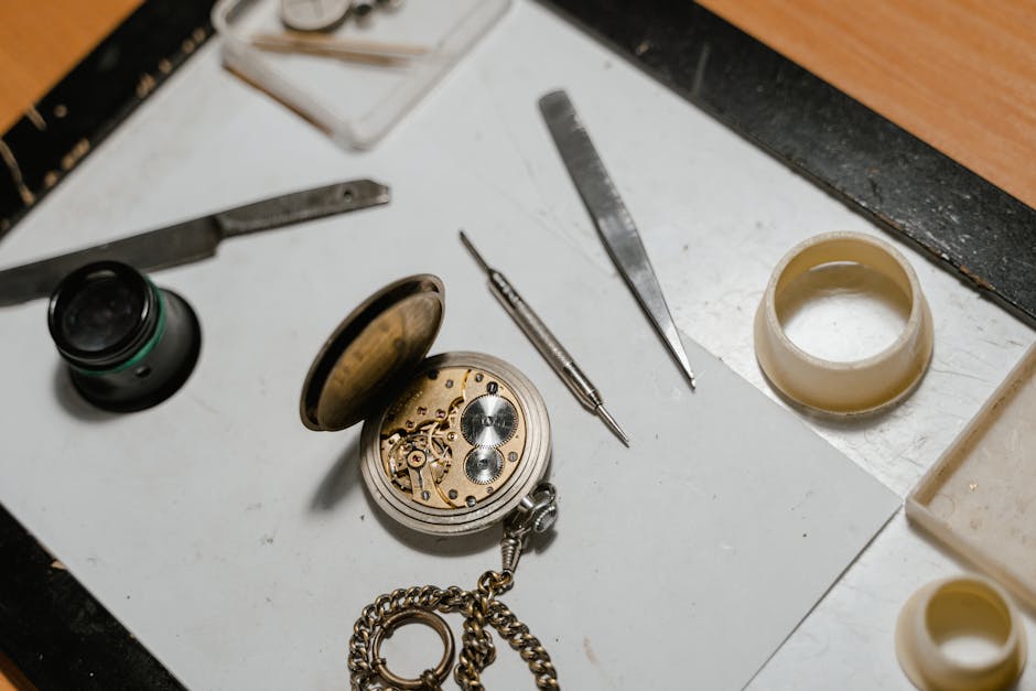 Antique jeweler's tools