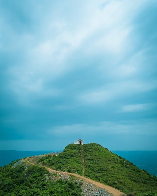 Hilltop view of Monte Gallo