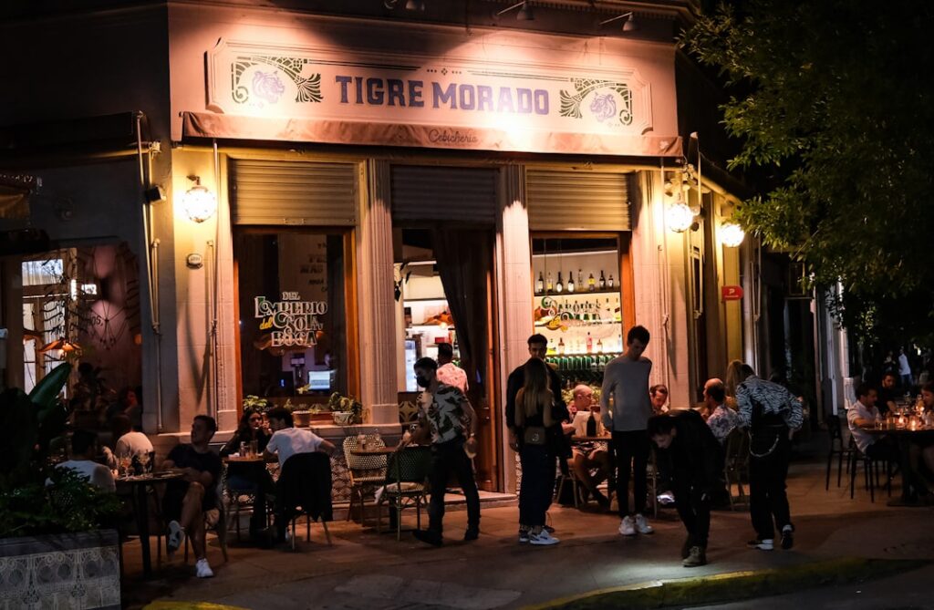 Palermo street food arancina at night