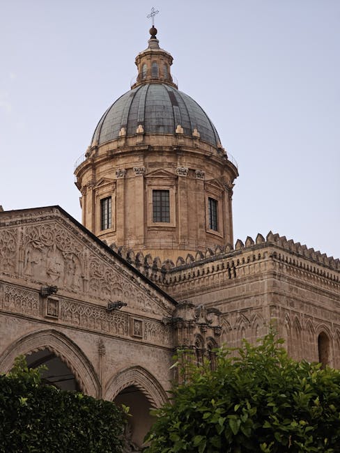 Palermo Norman Palace rooftop panoramic view
