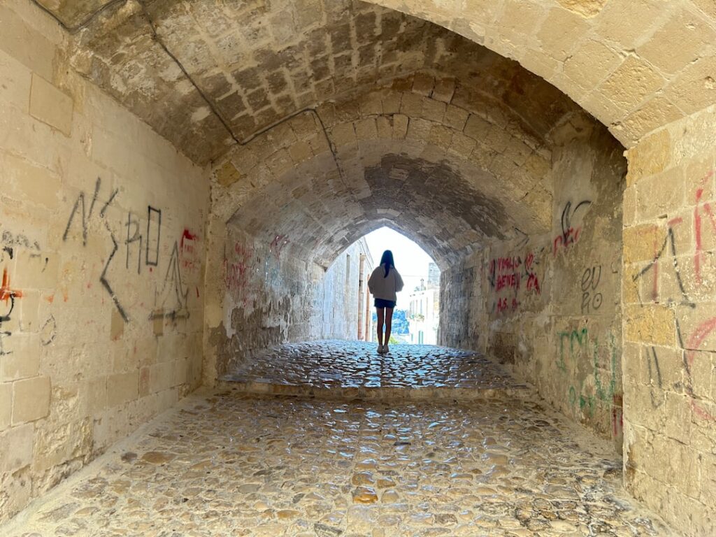 Tagesroute Karte Matera Sassi Wanderroute