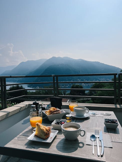 Lefay Resort Gargnano panoramic terrace sunrise