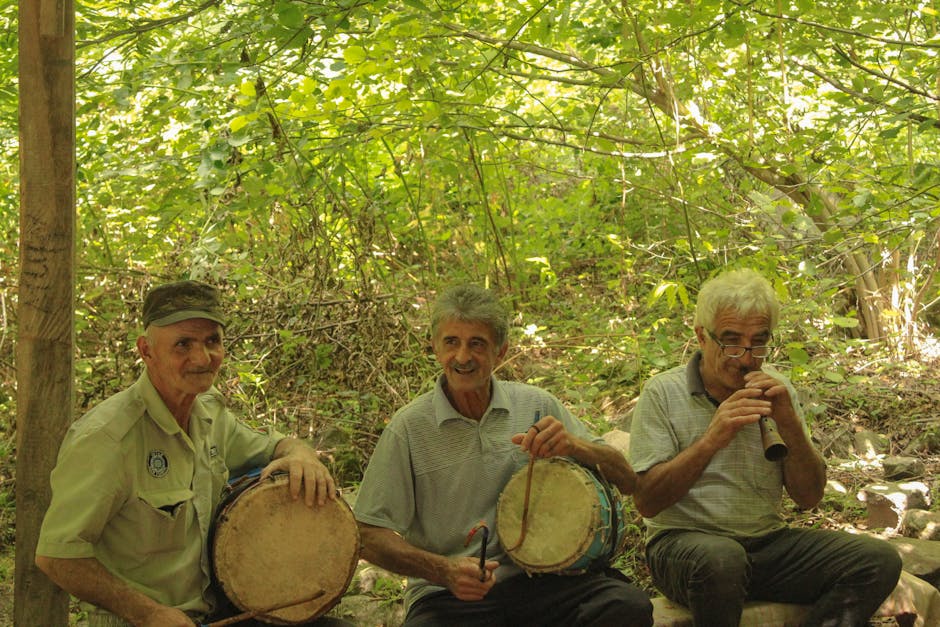 Suonatori di launeddas in Sardegna