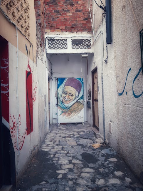 Murales nel centro storico di Orgosolo