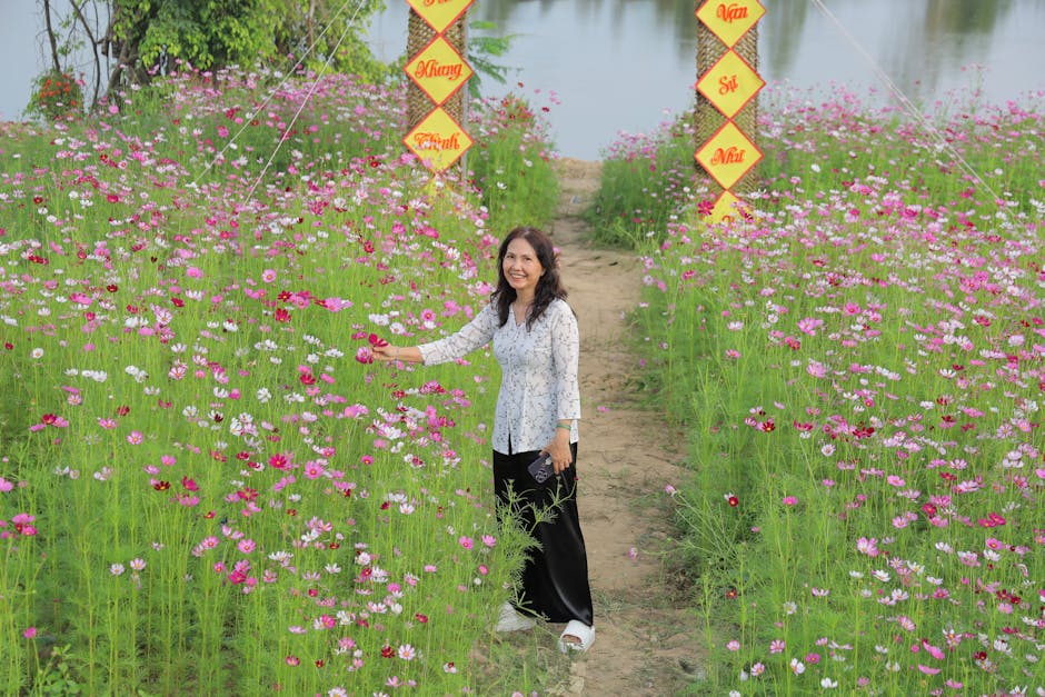 Countryside garden excursion