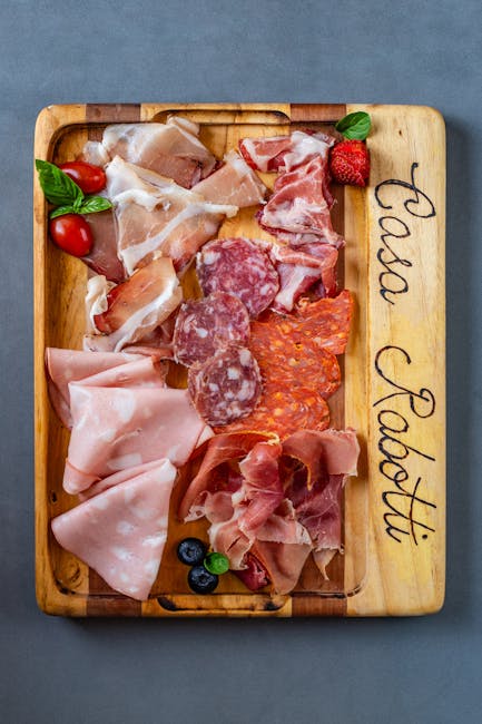 lokale charcuterie uit Parma