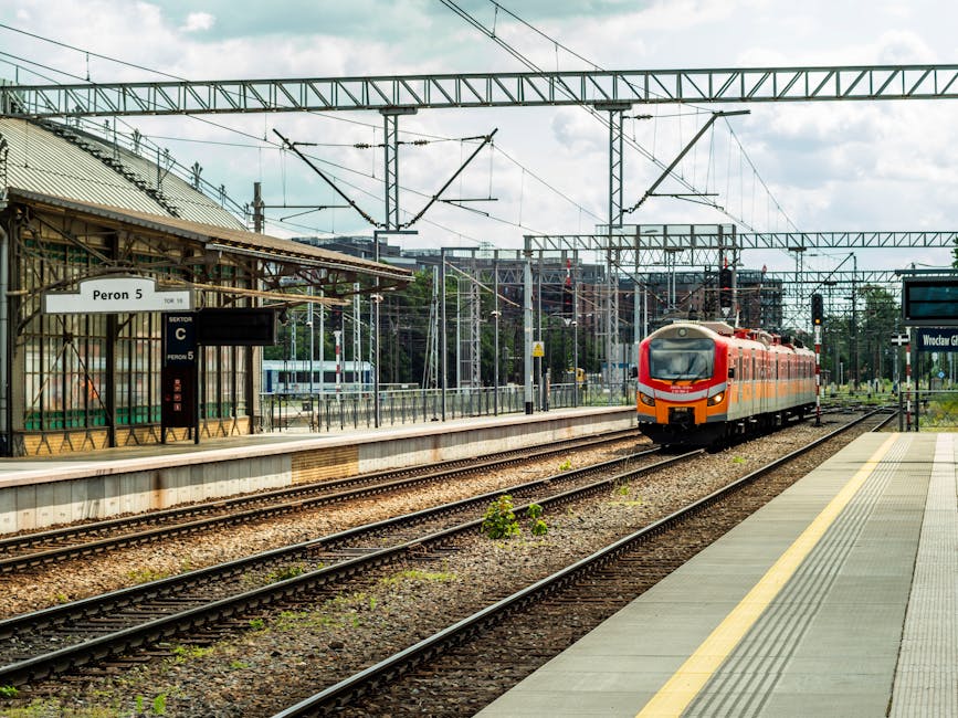 Main train station in Parma